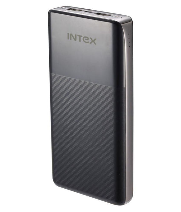 Intex 15K Poly 15000 -mAh Li-Polymer Power Bank Black